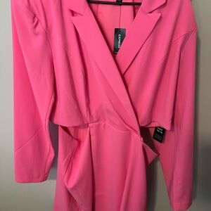Express Vibrant Pink Dress